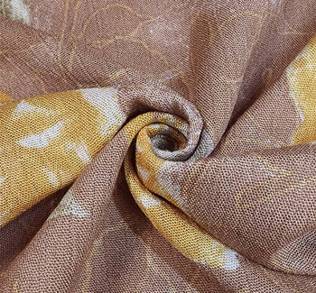 Rayon Crinkle 1D1512 Taupe