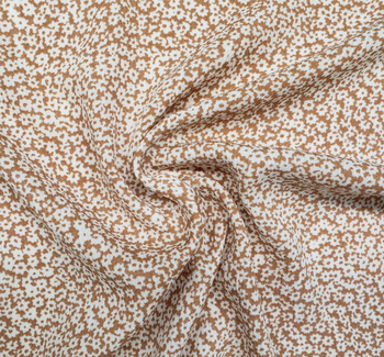 Rayon Crinkle 1D1517 Mud Fabric, 50/52" wide - fabric product image