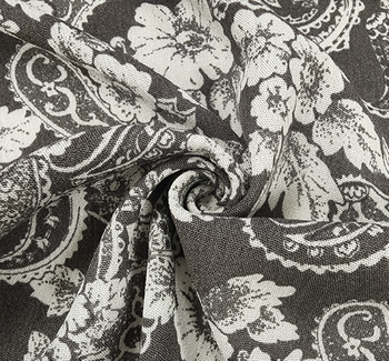 Rayon Crinkle 1D653 Asphalt Gray Fabric, 50/52" wide - fabric product image
