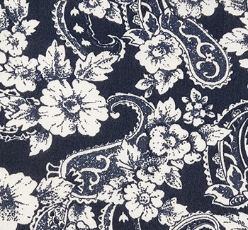 Rayon Crinkle 1D653 Navy Fabric, 50/52" wide - fabric detail view 2