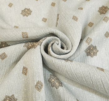 Rayon Crinkle 1D1472 Blue Gray Fabric, 50/52" wide - fabric product image