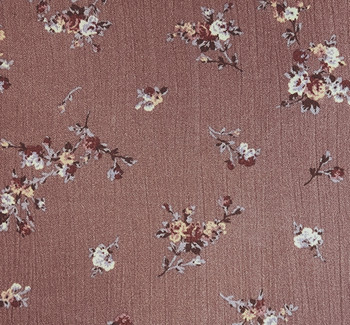 Rayon Crinkle 1D1536 Rose Fabric, 50/52" wide - fabric detail view 2