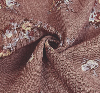 Rayon Crinkle 1D1536 Rose