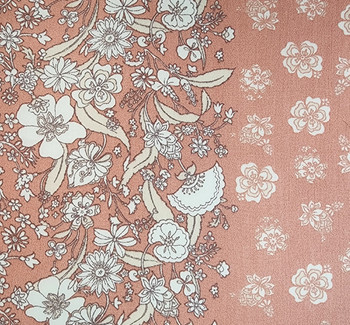 Rayon Crinkle 1D1711 Coral Haze Fabric, 50/52" wide - fabric detail view 2