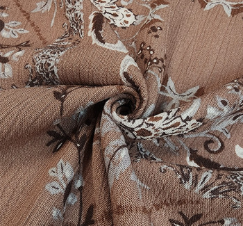 Rayon Crinkle 1D1587 Rose Fabric, 50/52" wide - fabric product image