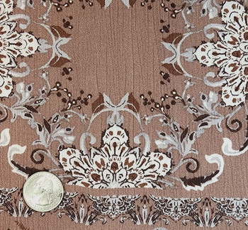 Rayon Crinkle 1D1587 Rose Rayon Crinkle 1D1587 Rose