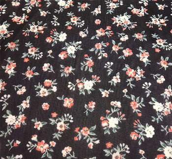 Hi Multi Chiffon 1B493 Black Fabric, 58/60" wide - fabric detail view 2