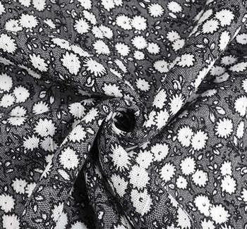 Rayon Crinkle 1D1528 Polar Night Fabric, 50/52" wide - fabric product image