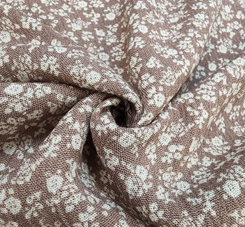 Rayon Crinkle 1A534 Mauve Fabric, 50/52" wide - fabric product image