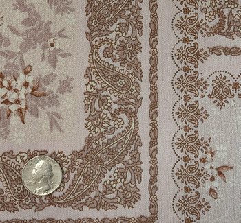 Rayon Crinkle 1D1478 Rose Dust Fabric, 50/52" wide - fabric detail view 2