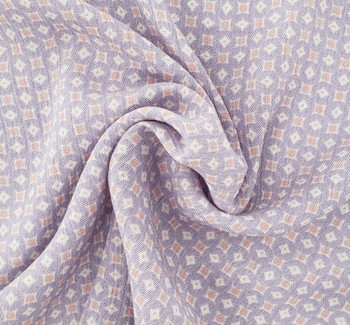 Rayon Crinkle 1D1678 Lavender Fabric, 50/52" wide - fabric detail view 2