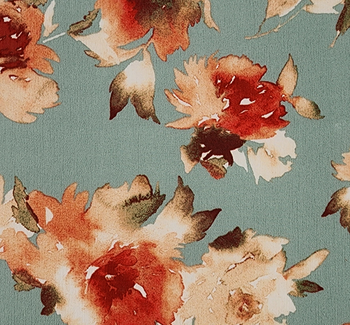 Rayon Crinkle 1D1498 Laurel Green Fabric, 50/52" wide - fabric detail view 2