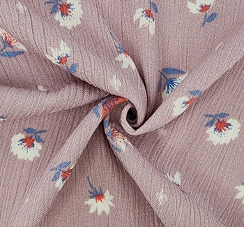 Rayon Crinkle 1D1161 Lavender Fabric, 50/52" wide - fabric product image