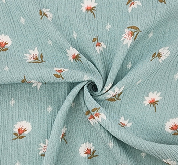 Rayon Crinkle 1D1161 Seafoam