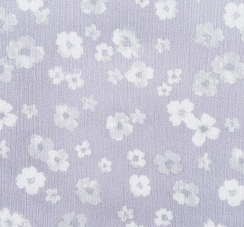 Rayon Crinkle 1D1180 Silver Fabric, 50/52" wide - fabric detail view 2