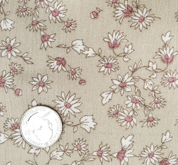 Rayon Crinkle 1D1559 Cream Bread Fabric, 50/52" wide - fabric detail view 2