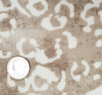 Rayon Crinkle 1D1239 Dk Taupe/Ivory