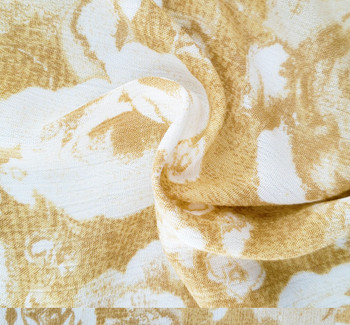 Rayon Crinkle 1D1254 Pale Yellow Rayon Crinkle 1D1254 Pale Yellow