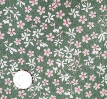 Rayon Crinkle 1D1647 Dark Ivy Fabric, 50/52" wide - fabric detail view 2