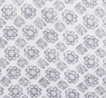 Rayon Crinkle 1D1229 Off White/Gray Fabric, 50/52" wide - fabric detail view 2