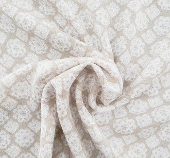 Rayon Crinkle 1D1229 Taupe Fabric, 50/52" wide - fabric detail view 2