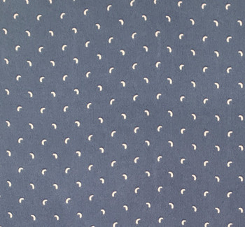 Poly Dull Satin 1D1377 Navy/Ivory Fabric, 57/58" wide - fabric detail view 2