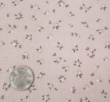 Rayon Crinkle 1D1614 Rose Dust Width 50/52" Apparel Fabric