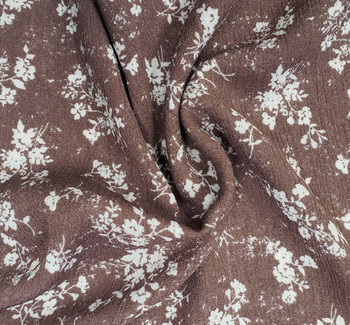 Rayon Crinkle 1D1274 Rose