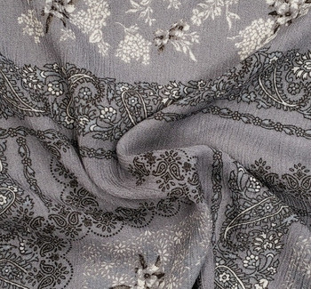 Rayon Crinkle 1D1478 Dune Fabric, 50/52" wide - fabric detail view 3