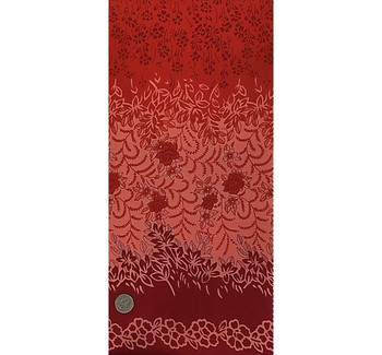 Cotton Voile 0H017 Double Border Fuchsia Orange Cotton Voile 0H017 Double Border Fuchsia Orange