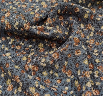 Rayon Crinkle 1A535 Asphalt Gray fabric by the yard, 52/53 inches wide