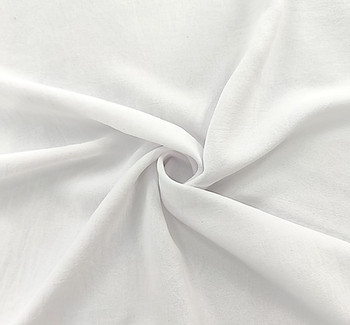 C.E.Y. Air Flow Solid White fabric by the yard, 58/60 inches wide