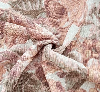 Poly Bubble Stretch 1D1776 Coral fabric by the yard, 58/60 inches wide