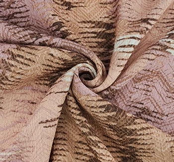 Rayon Crinkle 1D1460 Rose Dust fabric by the yard, 50/52 inches wide
