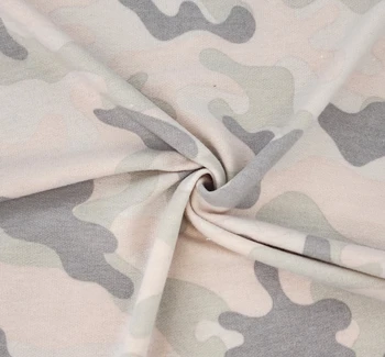 French Terry 1D1237 Silver fabric by the yard, 58/60 inches wide