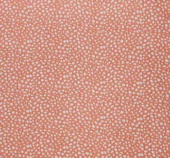 Rayon Crinkle 1D1046 Peach/Ivory fabric color and pattern detail, 50/52 inches wide
