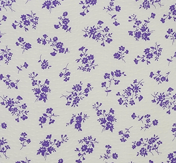 Rayon Jacquard Dobby Dot 1D1272 Off White/Purple fabric color and pattern detail, 53/54 inches wide