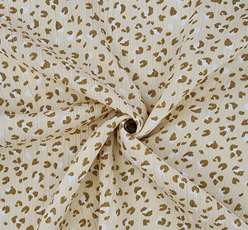 Rayon Crinkle 1D1167 Pancake Batter fabric by the yard, 50/52 inches wide