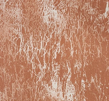 Rayon Crinkle 1D1195 Brown/Ivory fabric color and pattern detail, 50/52 inches wide