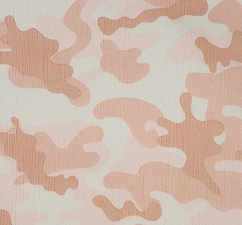 Rayon Crinkle 1D1237 Peach fabric color and pattern detail, 50/52 inches wide
