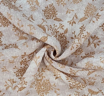 Rayon Crinkle 1D1456 Taupe fabric by the yard, 50/52 inches wide