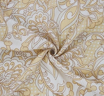 Rayon Crinkle 1D1675 Neutral fabric by the yard, 50/52 inches wide