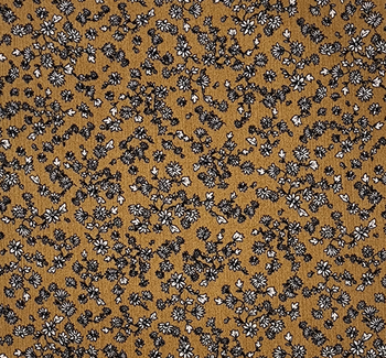 Rayon Crinkle 1D1531 Mustard Gold