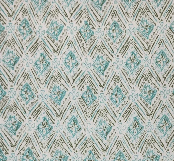 Rayon Crinkle 1D1795 Aqua fabric color and pattern detail, 50/52 inches wide