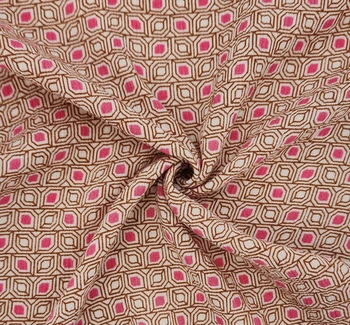 Rayon Crinkle 1D1842 Strawberry fabric by the yard, 50/52 inches wide