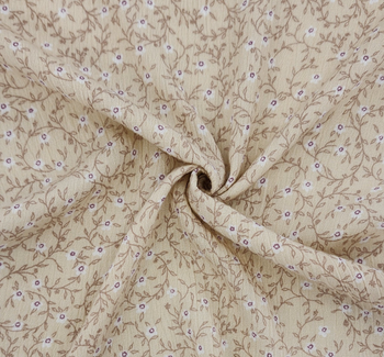 Rayon Crinkle 1D1645 Cream Bread