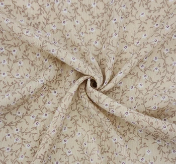 Rayon Crinkle 1D1645 Cream Bread fabric by the yard, 50/52 inches wide