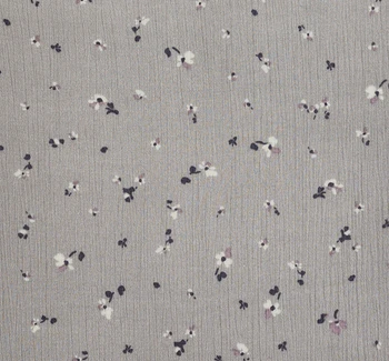 Rayon Crinkle 1D1287 Silver fabric color and pattern detail, 50/52 inches wide