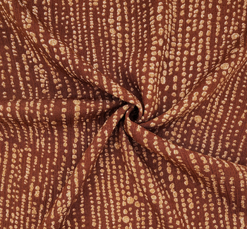 Rayon Crinkle 1D564 Almond fabric by the yard, 50/52 inches wide