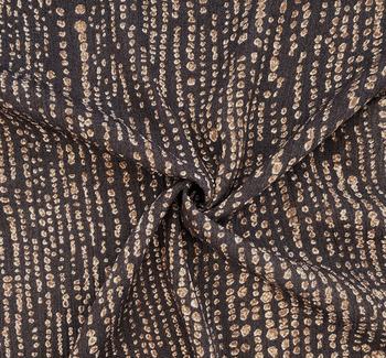 Rayon Crinkle 1D564 Asphalt Gray fabric by the yard, 50/52 inches wide